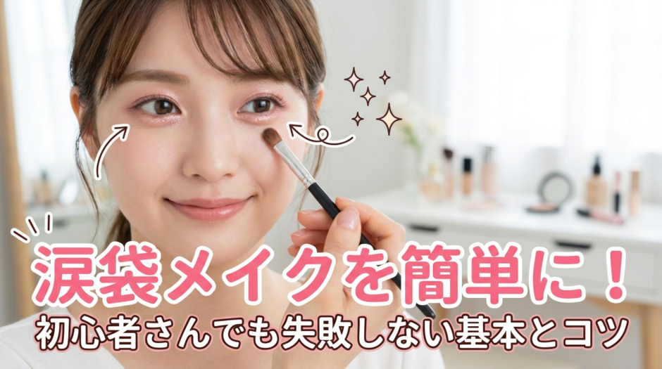 涙袋メイクを簡単に！初心者さんでも失敗しない基本とコツ