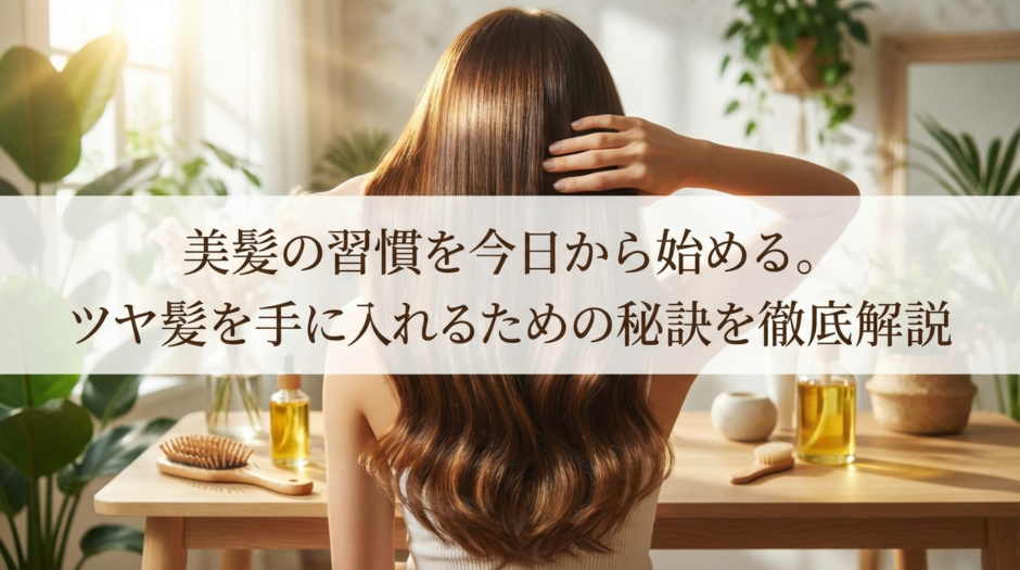 美髪の習慣を今日から始める。ツヤ髪を手に入れるための秘訣を徹底解説