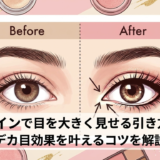 アイラインで目を大きく見せる引き方とは?デカ目効果を叶えるコツを解説